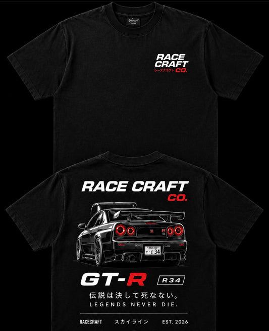 Race Craft GT-R R34 Tee
